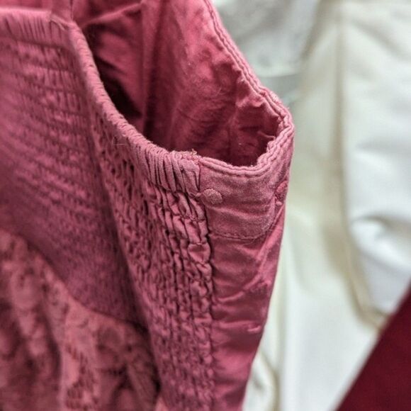 Pink Small Polka Dot Lace Mini Dress Coquette Balletcore Fairycore AE - Picture 6 of 8